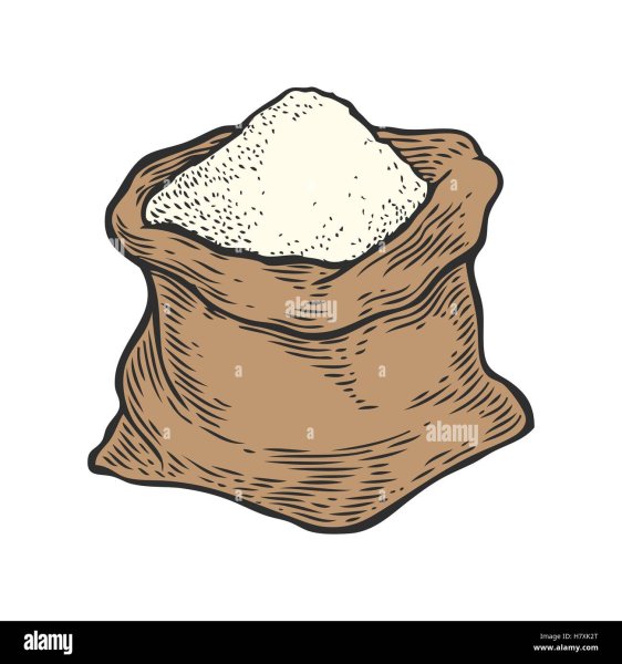 Мешок муки рисование