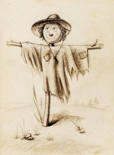 Пугало для дошкольников