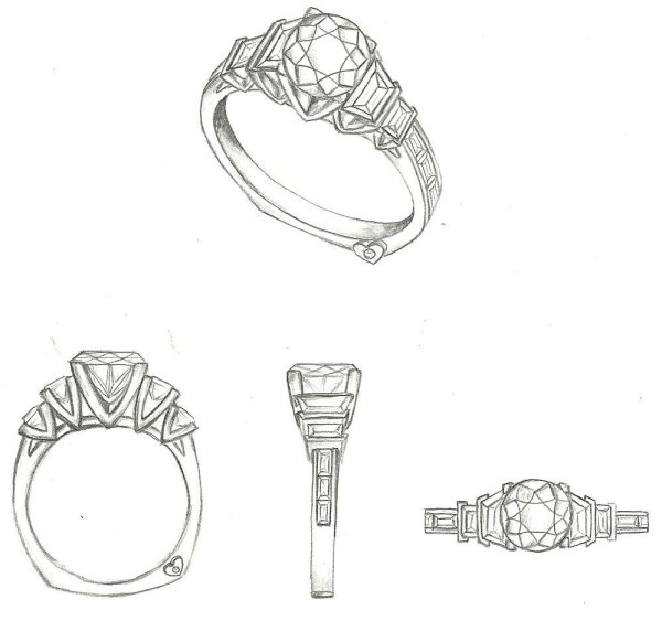 Наброски ювелирных украшений