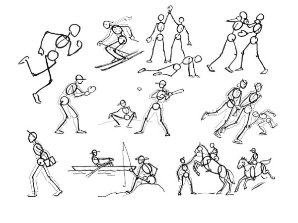 Экшен позы снизу референсы