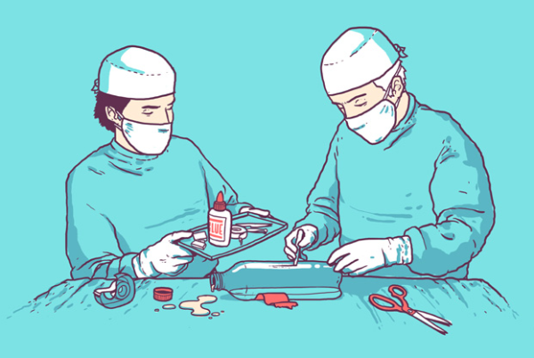 Хирург иллюстрация