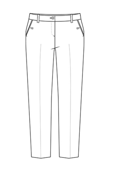 Эскиз классических брюк