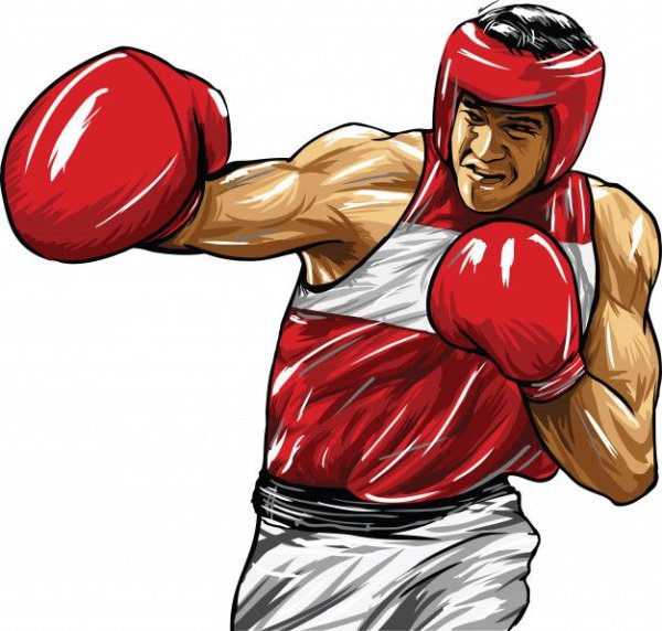 Нарисовать боксера