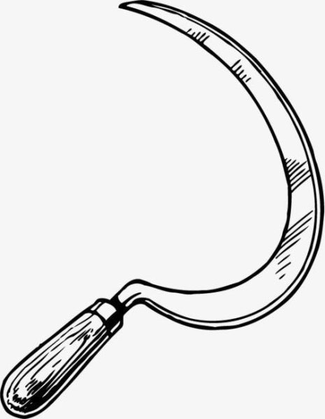 Серп раскраска