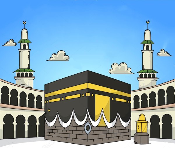 Кааба Мекка рисунок