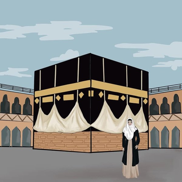 Кааба Мекка рисунок