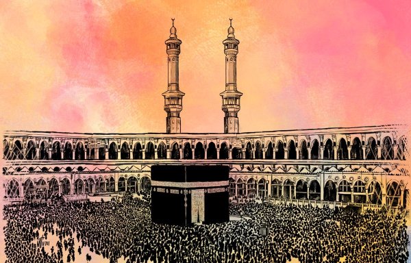 Кааба древнее изображение