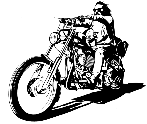 Harley Davidson мотоцикл вектор
