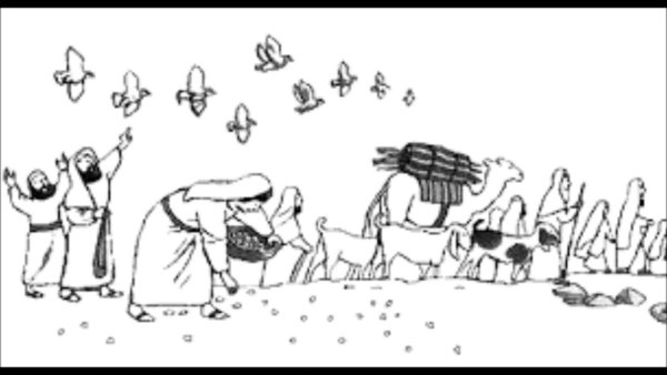 Моисей и Манна Небесная