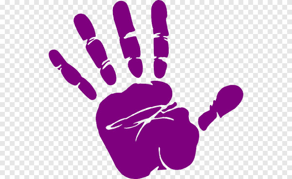 Фиолетовая ладошка