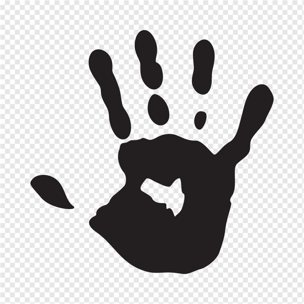 Ладонь силуэт