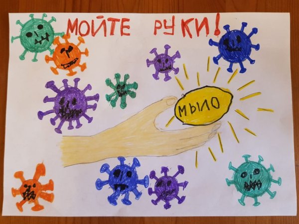 Плакат на тему чистые руки