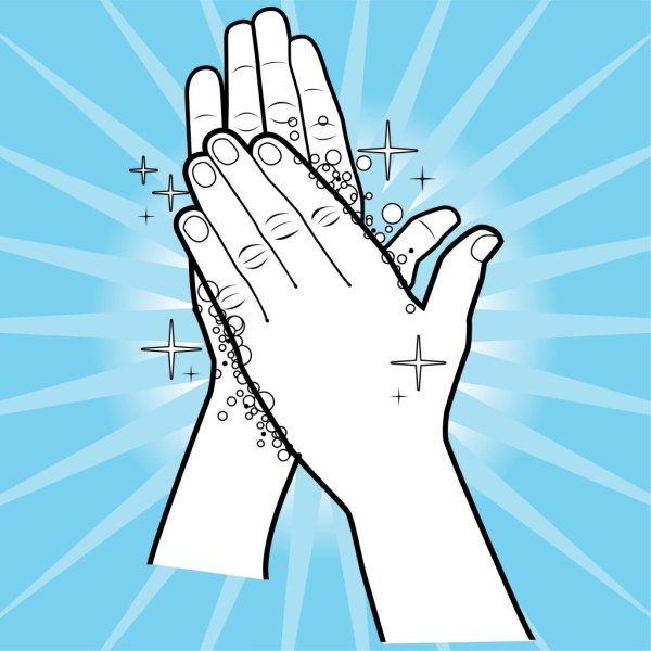 Рисунки про чистоту рук