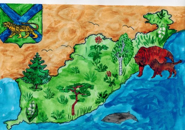 Природа Приморского края рисунки