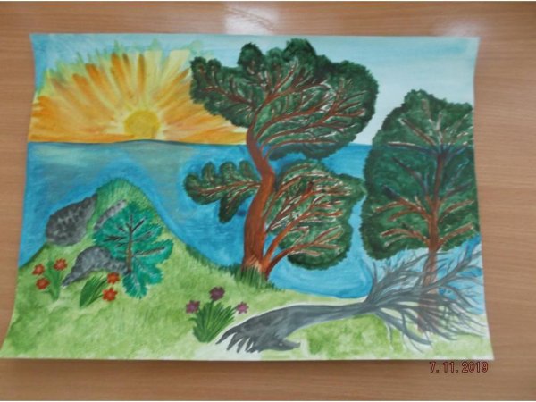 Рисованию родной край Крым