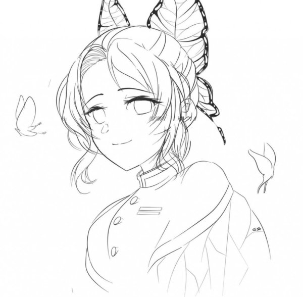 Шинобу Кочо скетч