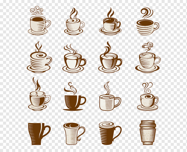 Стилизованная Кружка кофе