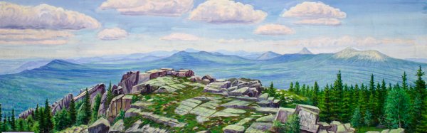 Картина горы Таганай