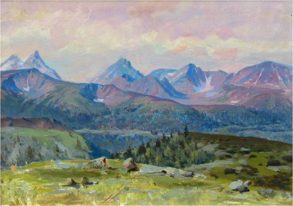 Картина гора Урал Вундер Яков