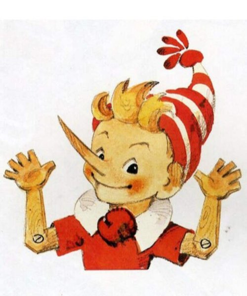 Буратино рисунок