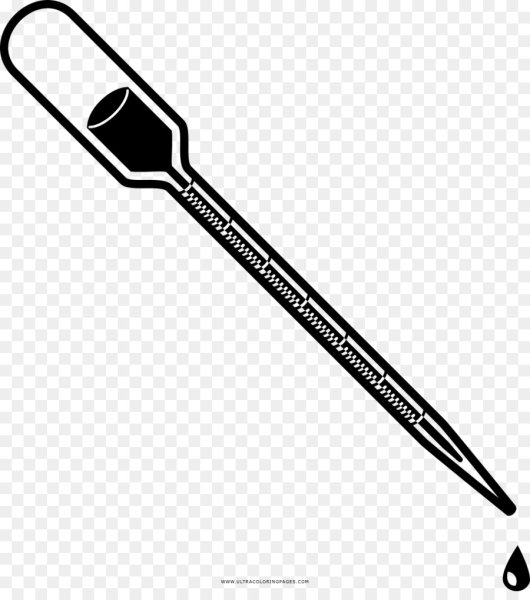 Пипетка раскраска