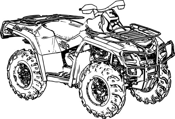 Yamaha Grizzly 700 чертеж