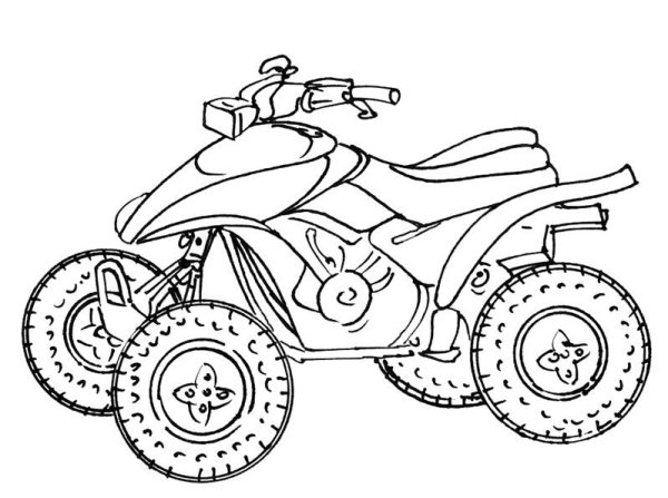 Квадроцикл иллюстрация