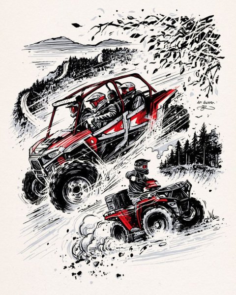 Пиктограммы квадроциклы