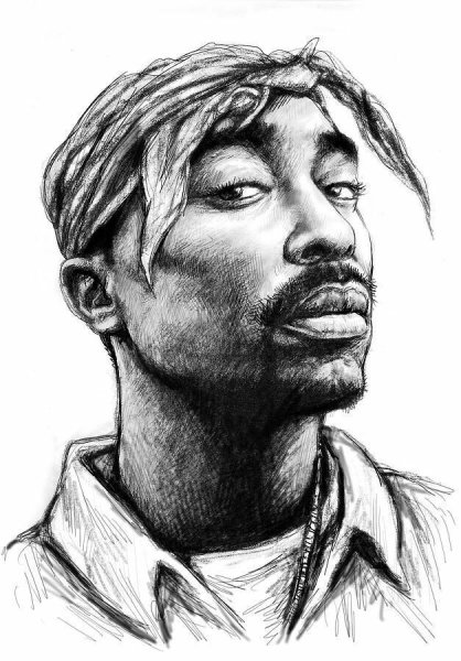 2pac портрет