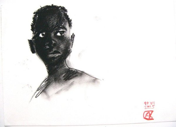 Рисовать негра