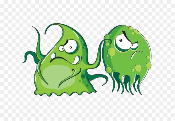 Микробы мультяшные