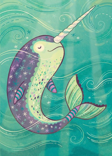 Нарвал морской Единорог для детей