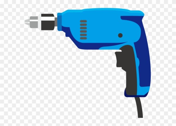 Нарисованная дрель