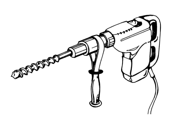 Дрель раскраска