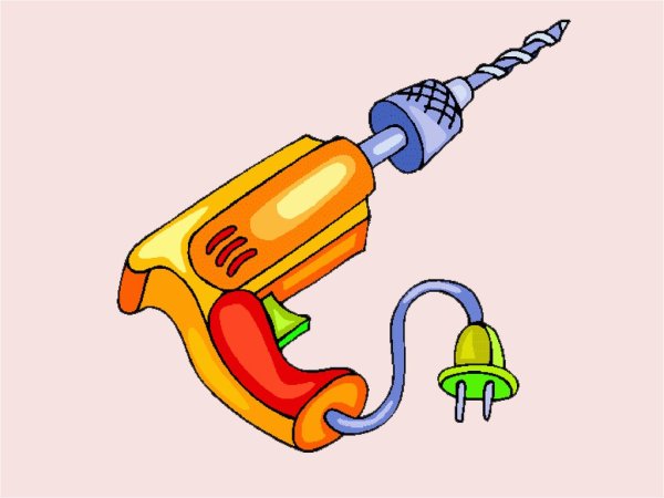 Мультяшка с дрелью