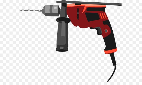Электродрель без фона
