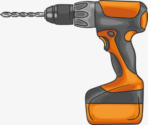 Дрель мультяшная