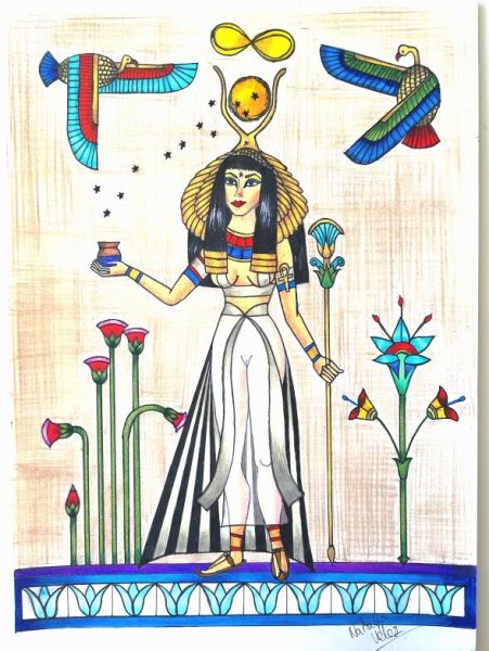 Рисунок Богини Исиды