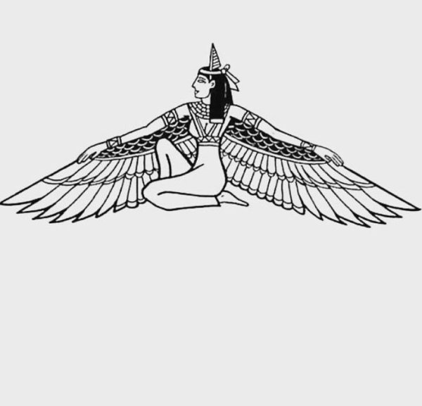 Тату Египетская богиня Исида