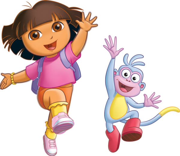 Герои мультфильма Даша путешественница