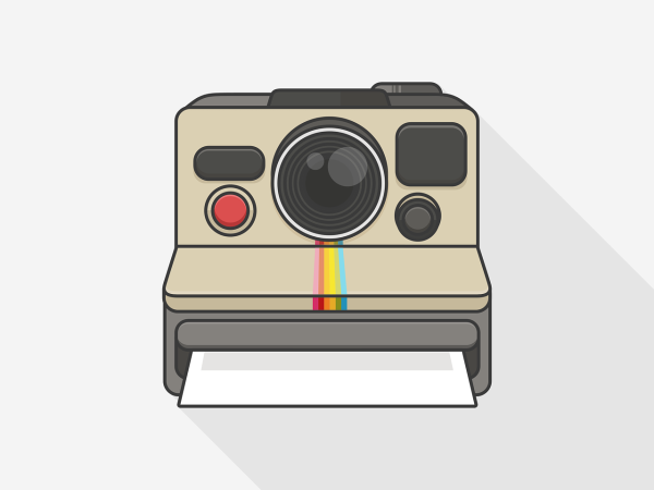 Фотоаппарат Polaroid Clipart