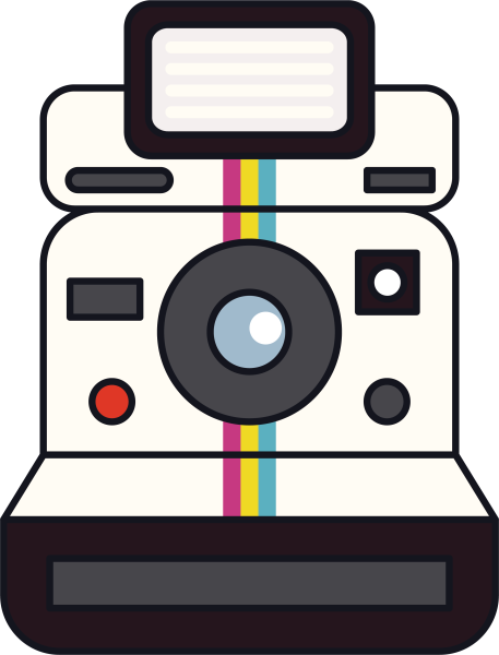 Фотоаппарат Polaroid вектор