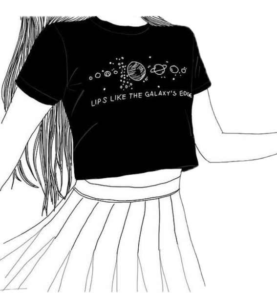 Топ рисунок карандашом для девочек