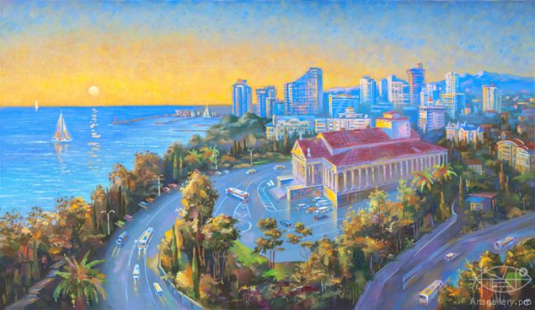 Пейзаж города Сочи