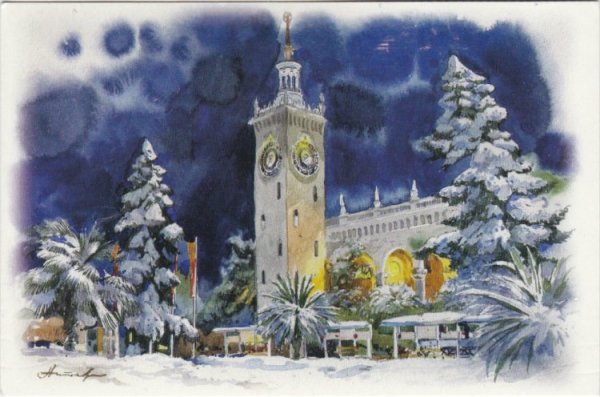 Вокзал Сочи картина