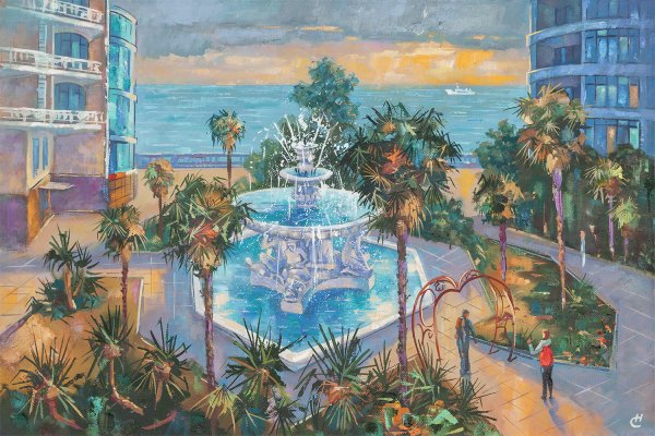 Картины Николая Сивенкова Сочи красная Поляна