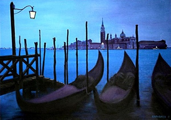 Венецианская ночь картина