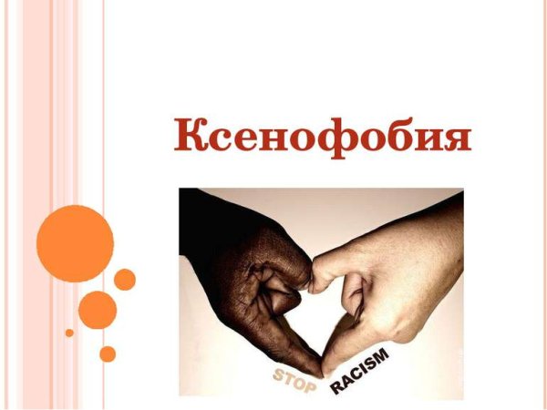 Ксенофобия презентация