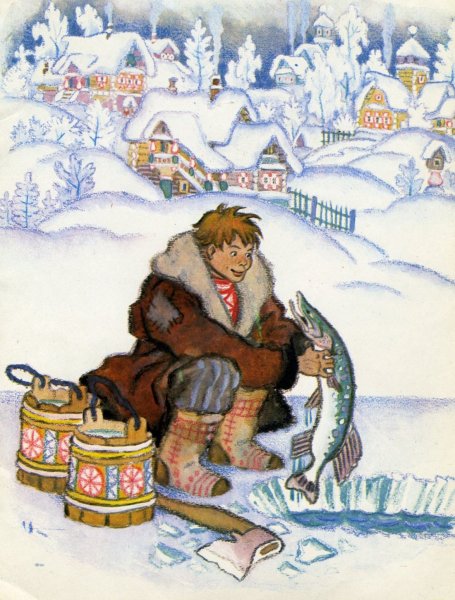 Иван на печи из сказки по щучьему велению