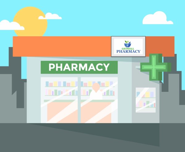 Аптека иллюстрация